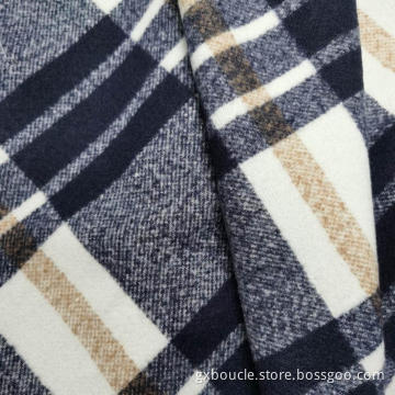 Boucle style Plaid design Fabric